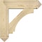Ekena Millwork Imperial Arts and Crafts Rough Sawn Bracket w/ Offset Brace, Douglas Fir, 8"W x 30"D x 30"H BKT0806X30X30IMP03RDF - alternate 3
